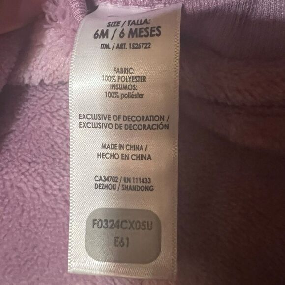 Pekkle Baby Girl 4pc Outfit 6M Plush Sweatshirt Koala Bodysuit Floral Leggings - Picture 8 of 9